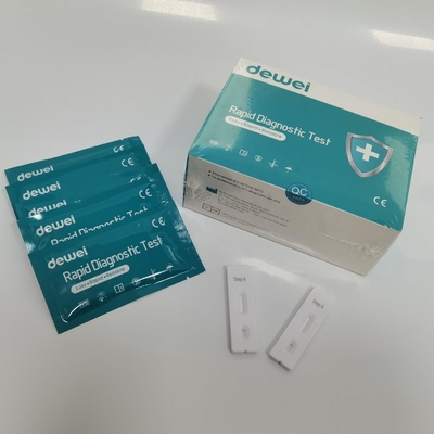 Throat Swab Strep A Rapid Test Kit One Step Disposable Plastic Cassette