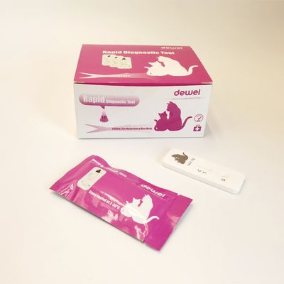 Pet Feline Immunodeficiency Virus (FIV) Antibody Rapid Test Kit for Vet Canine Dog Cat